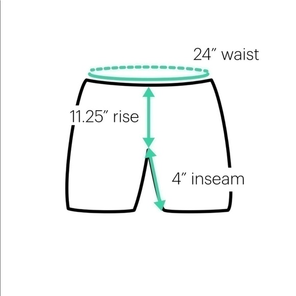 𝅺NWT high rise shorts - Picture 3 of 3